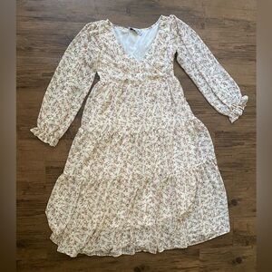 Petal & Pup Floral Tiered Midi Dress